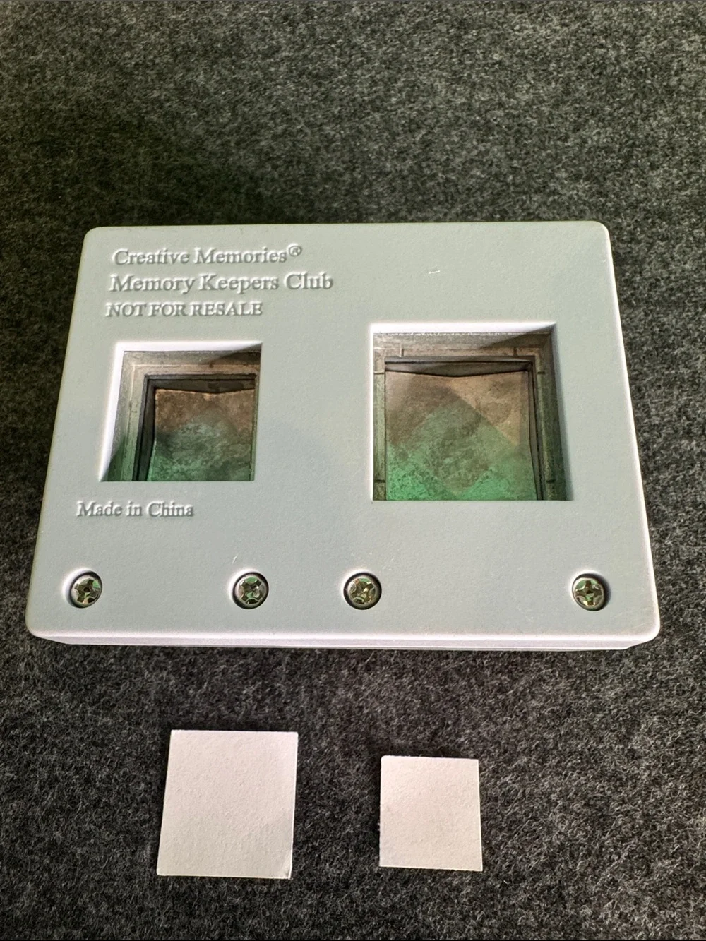 Creative Memories Square Punch 3/4” and 1” EUC Memory Keepers Club